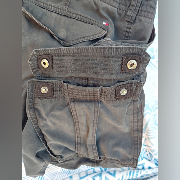 Summer Comfort 👍 Tommy Hilfiger Comfy Slate Cargo Shorts 38 - Picture 5 of 5